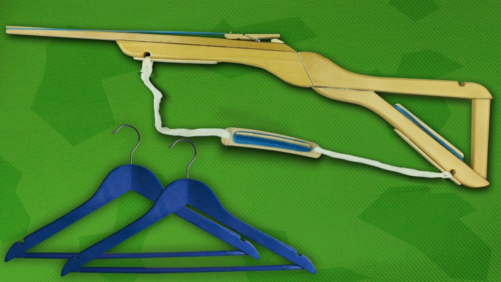 Transplanteren Mevrouw Zakje How to een elastiekjes geweer maken van kledinghangers - SGXL.NL