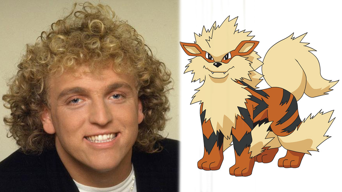 Gordon lijkt op Arcanine