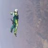 Skydiver zonder parachute