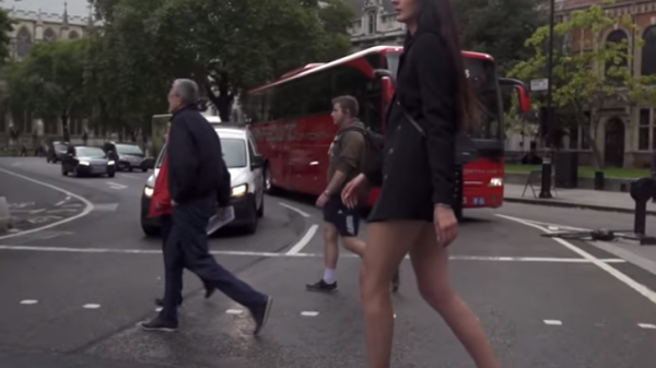 Vrouw met langste benen ter wereld