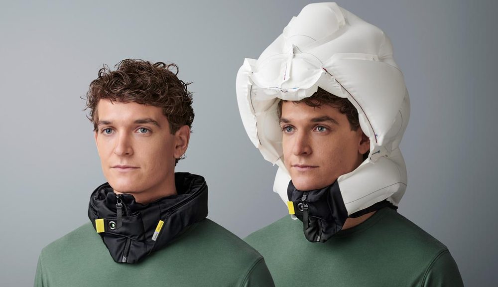 Airbaghelm ontwikkeld voor mensen die vaak van de fiets vallen SGXL.NL