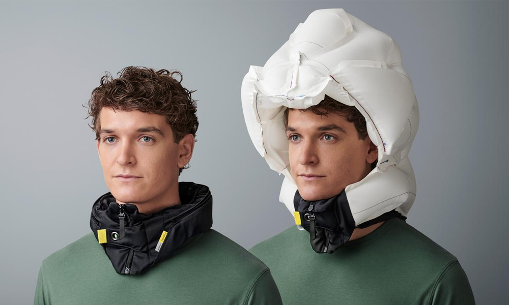 Airbaghelm ontwikkeld voor mensen die vaak van de fiets vallen SGXL.NL