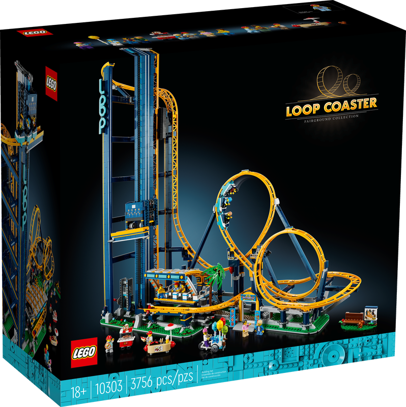 Lego achtbaan doos