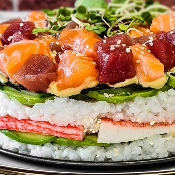sushi taart