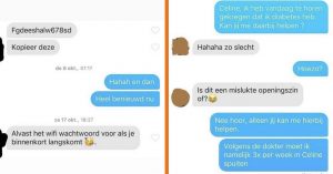 Tinder gesprekken