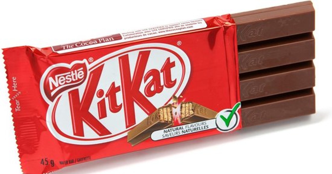 wat zit er in een KitKat
