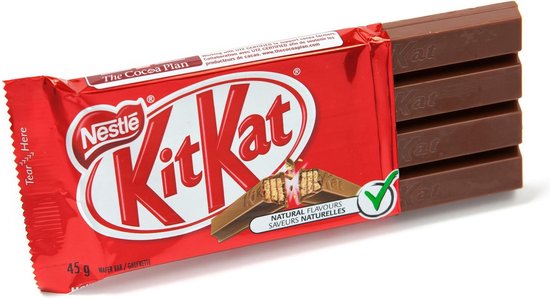 wat zit er in een KitKat