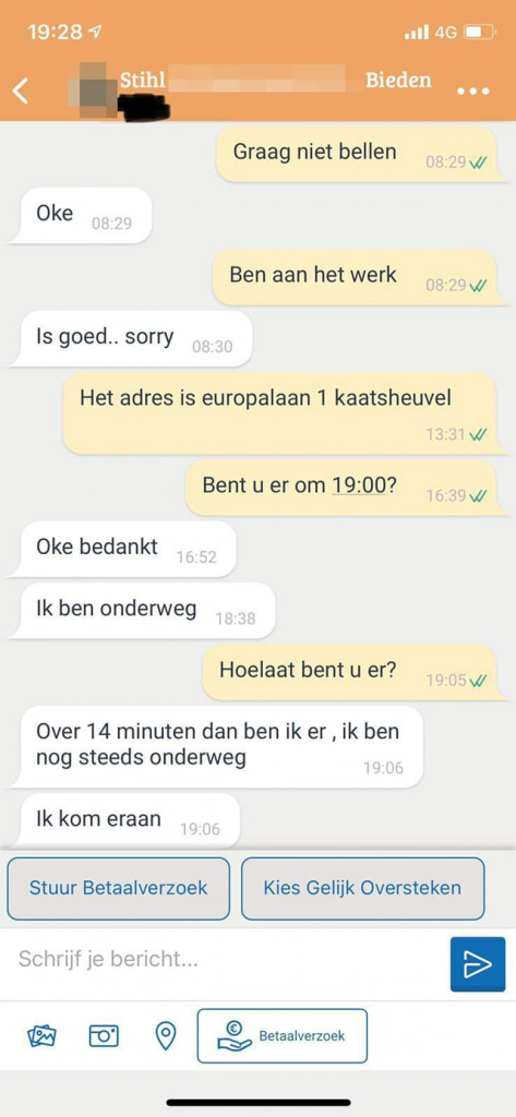 Marktplaats verkoper