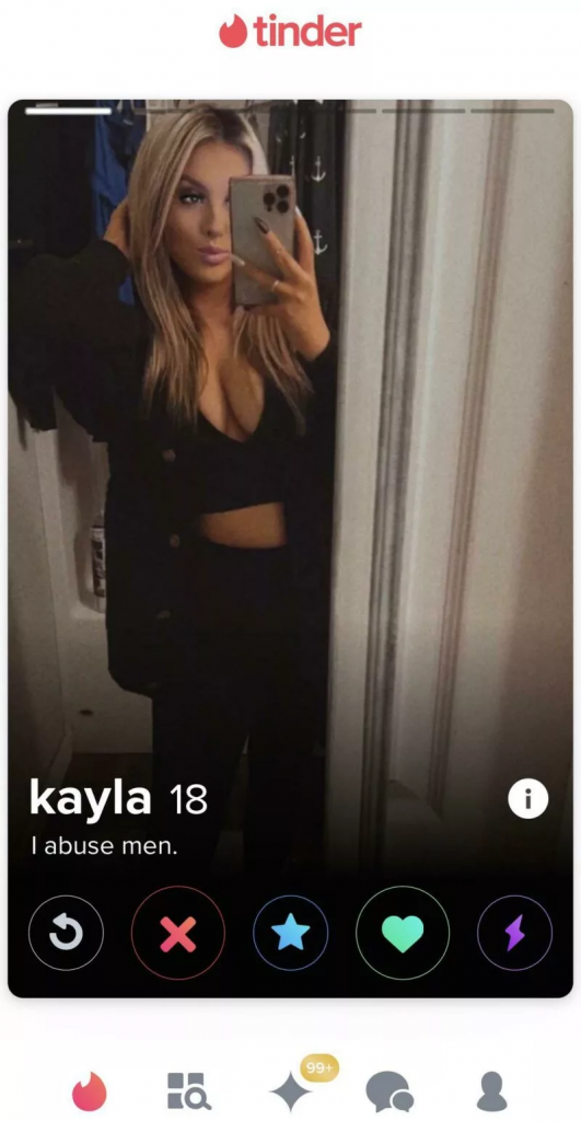dames op Tinder