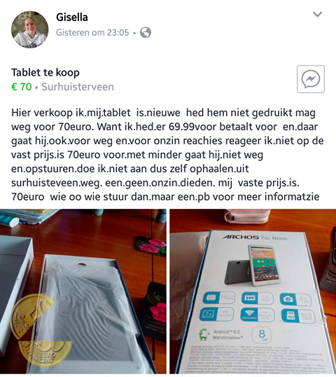 Facebook Marktplaats