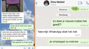whatsapp gesprekken