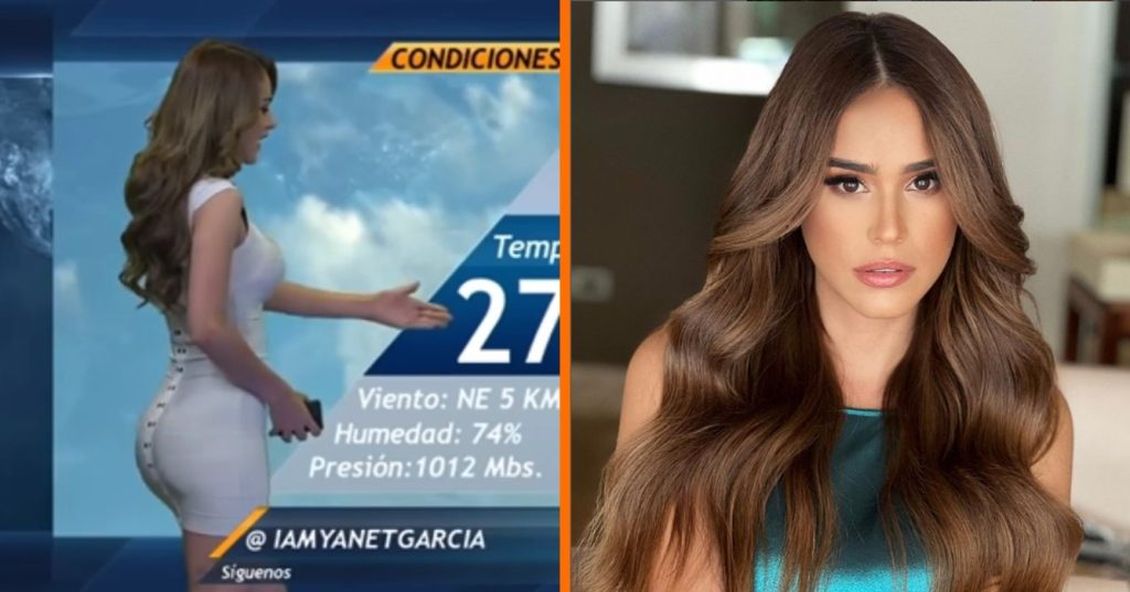 'Heetste weervrouw ter wereld' breekt het internet met pikante bikinishoot Yanet Garcia