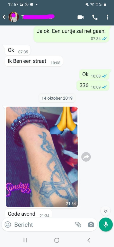 Whatsapp-verzoek aan tattoostudio leidt tot vreemdste gesprek ooit