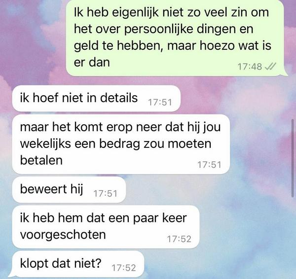 Whatsapp-berichtje van jaloerse ex resulteert in vreemdste gesprek ooit