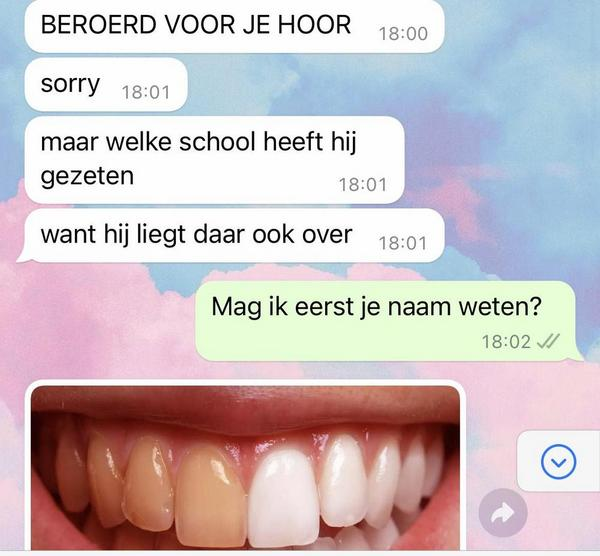 Whatsapp-berichtje van jaloerse ex resulteert in vreemdste gesprek ooit