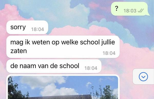 Whatsapp-berichtje van jaloerse ex resulteert in vreemdste gesprek ooit