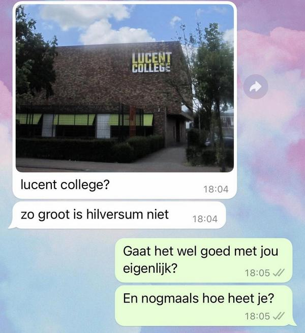 Whatsapp-berichtje van jaloerse ex resulteert in vreemdste gesprek ooit