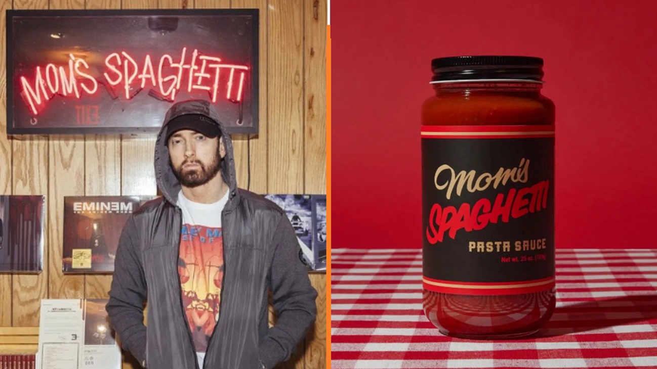 Eminem lanceert eigen pastasaus genoemd 'Mom's Spaghetti'