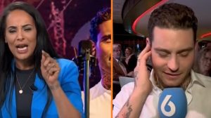 Shownieuws-presentatrice Dyantha Brooks ruziet met Douwe Bob: 'Ga jij lekker fans bezwangeren'