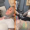 Vrouw met de meeste tatoeages ooit laat ook haar intiemste lichaamsdeel bewerken