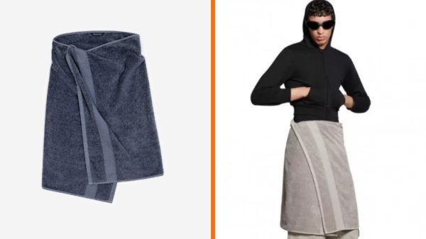 Balenciaga lanceert handdoek-rok voor een gestoorde prijs!