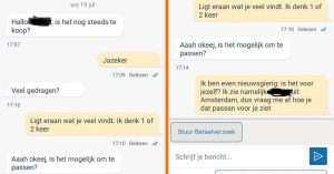Dit is het vreemdste Marktplaats gesprek ooit