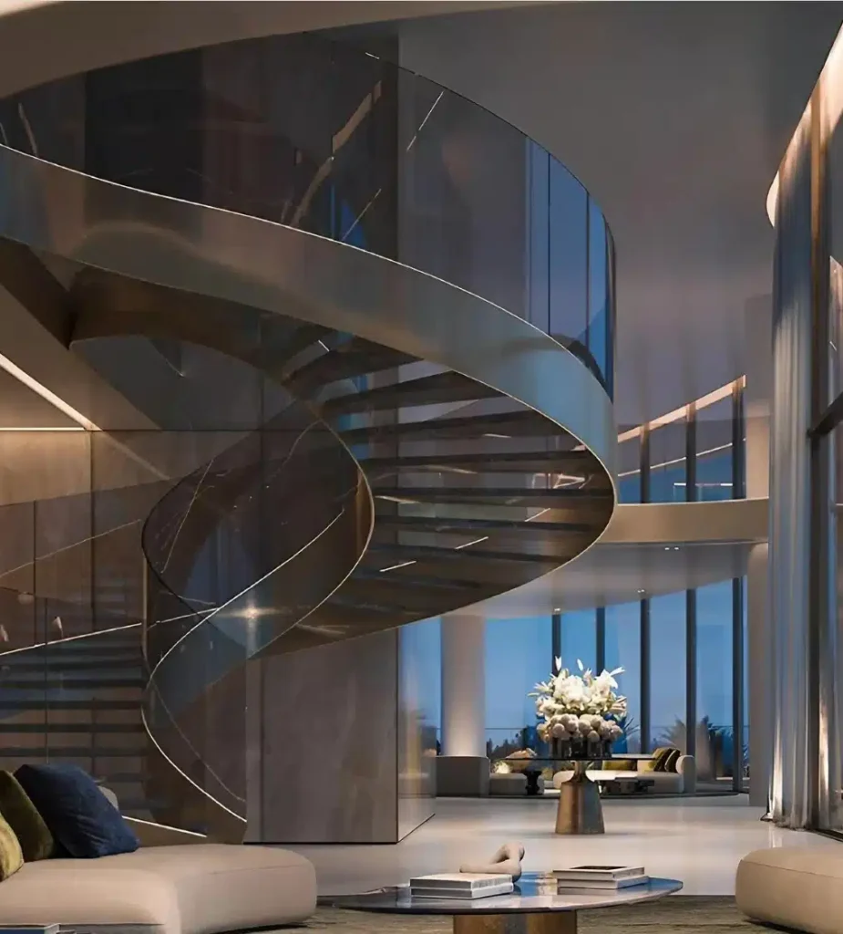 Duurste huis van Dubai trap