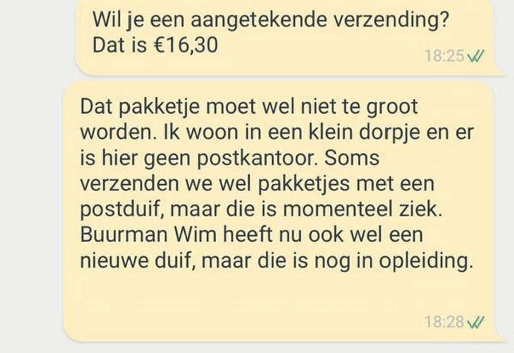 Marktplaats oplichter