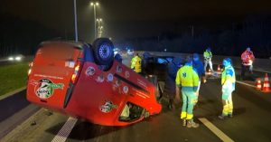 Pizzawagen Gestolen Tijdens Bezorging Leidt Tot Chaos Op Snelweg