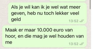 Genieten: een WhatsApp-oplichter een koekje van eigen deeg geven