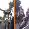 Wielrenners laten zich provoceren door agressieve automobilist en worden keihard van fiets gereden