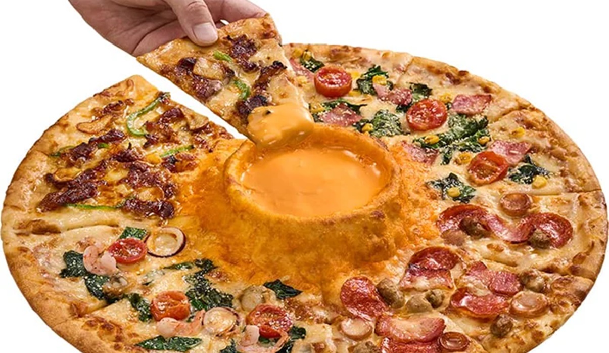 cheese volcano pizza