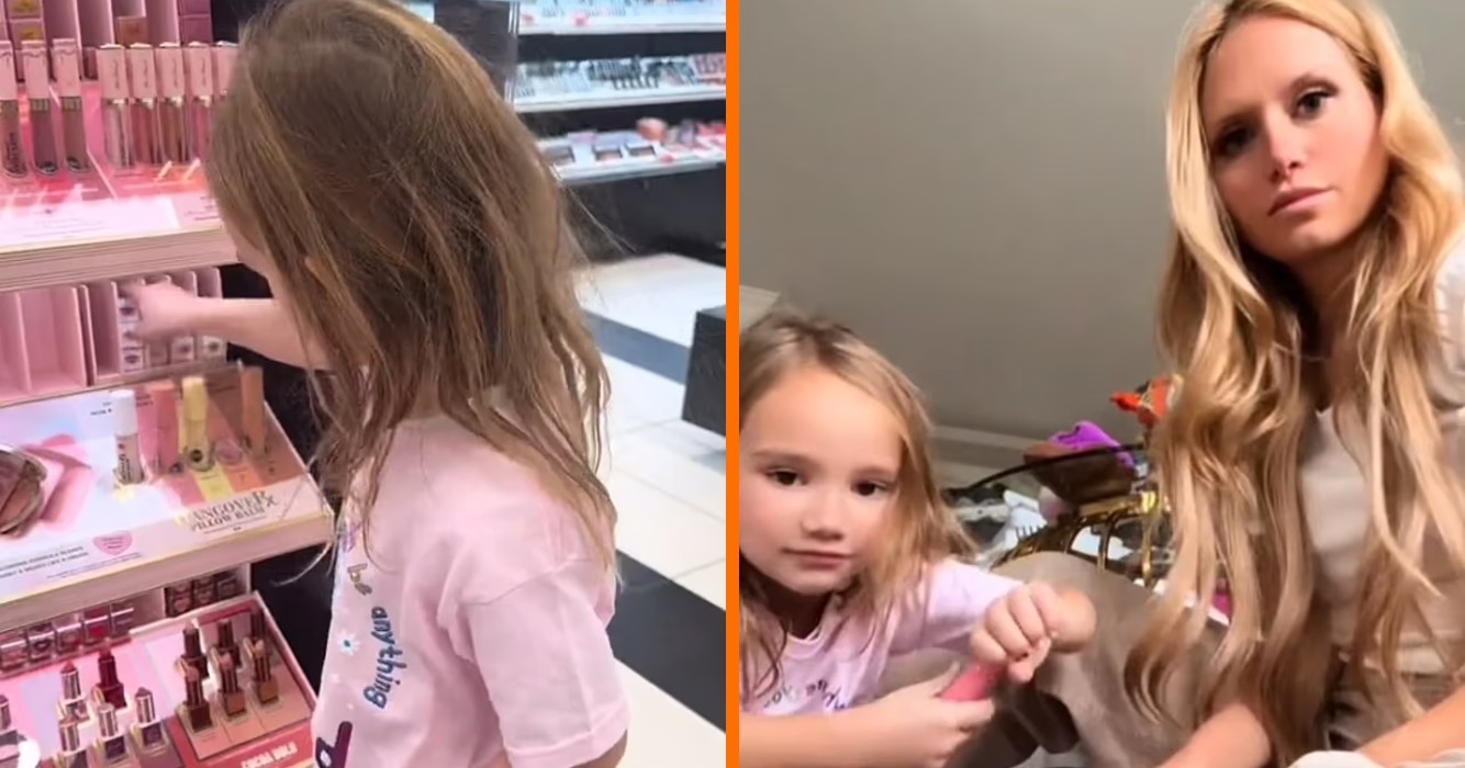 Moeder onder vuur voor het kopen van make-up voor haar 6-jarige dochter