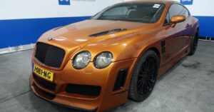 Overheid verkoopt nu dik getunede Bentley met een dubieus verleden voor een prikkie