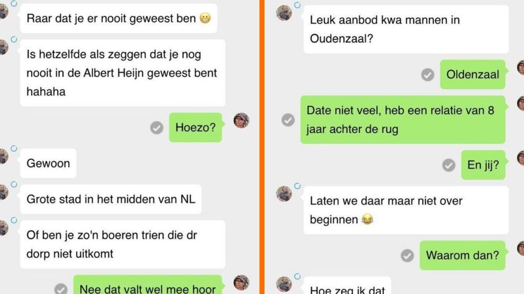 Gast op datingapp vindt zichzelf heel wat omdat hij uit 'de grote stad