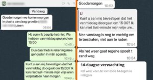 Boze tuinman weigert lastminute wijziging in planning voor bestrating voortuin