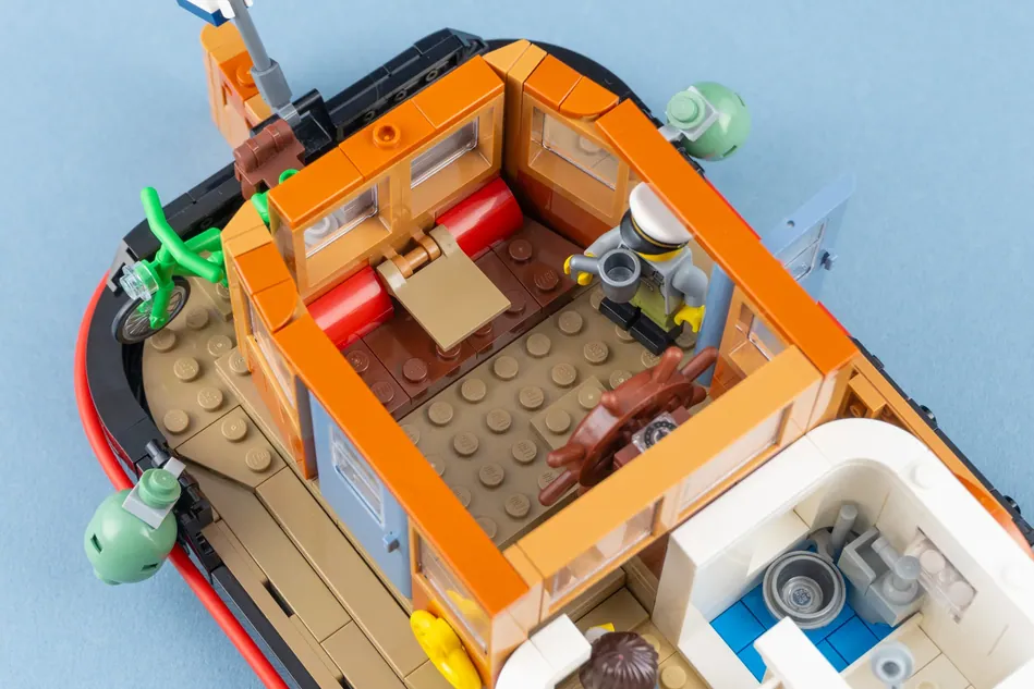 Amsterdamse LEGO-Woonboot!