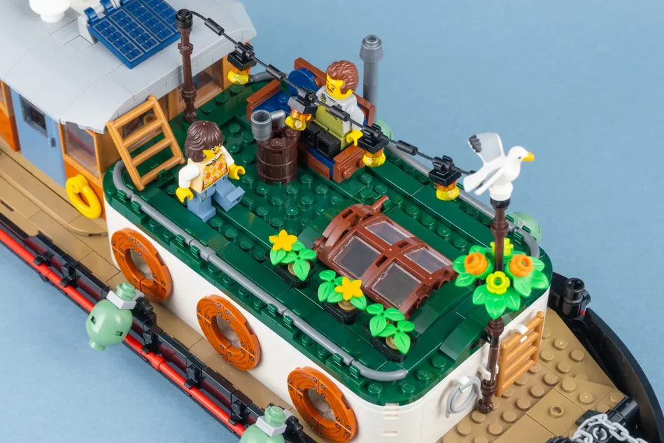 Amsterdamse LEGO-Woonboot!