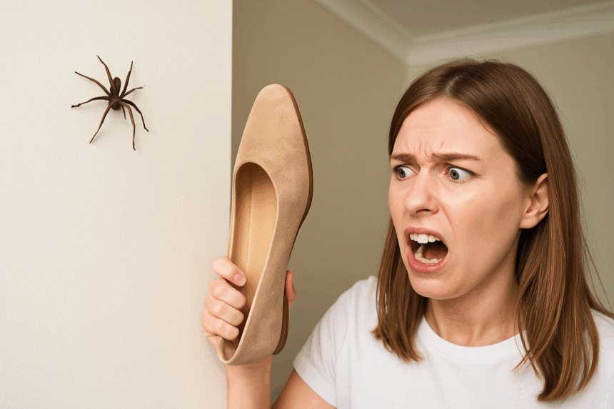 spinnen in huis