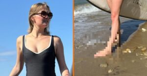 Mensen gaan helemaal los over de enorme voeten van Maxime Meiland!