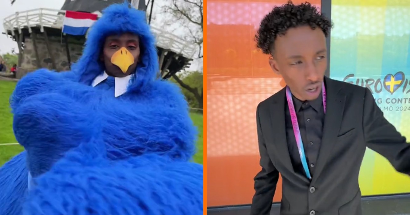 Blauwe vogel Appie verklapt wat er precies is gebeurd bij Eurovisie
