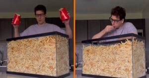 TikTokker Gaat voor 100 Liter Frietjes na Fruitig Succes