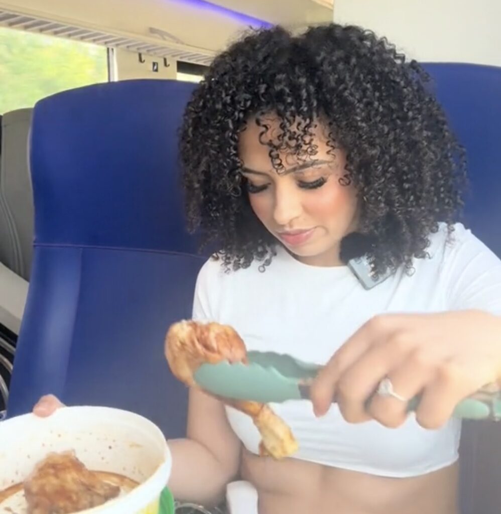 kip in de trein