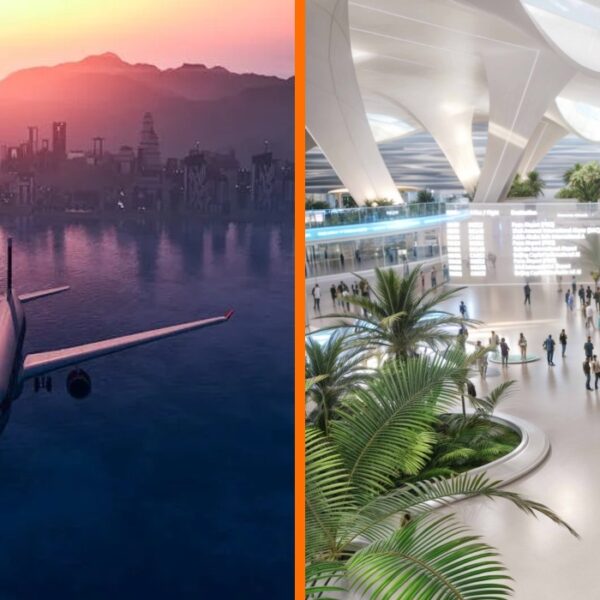 Zo gaat het bizarre nieuwe vliegveld van Dubai eruit zien