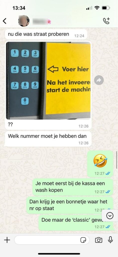 Vader laat dochter eerst tanken