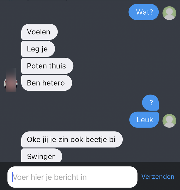 Gast gebruikt Wordfeud-gesprek om een partner te vinden