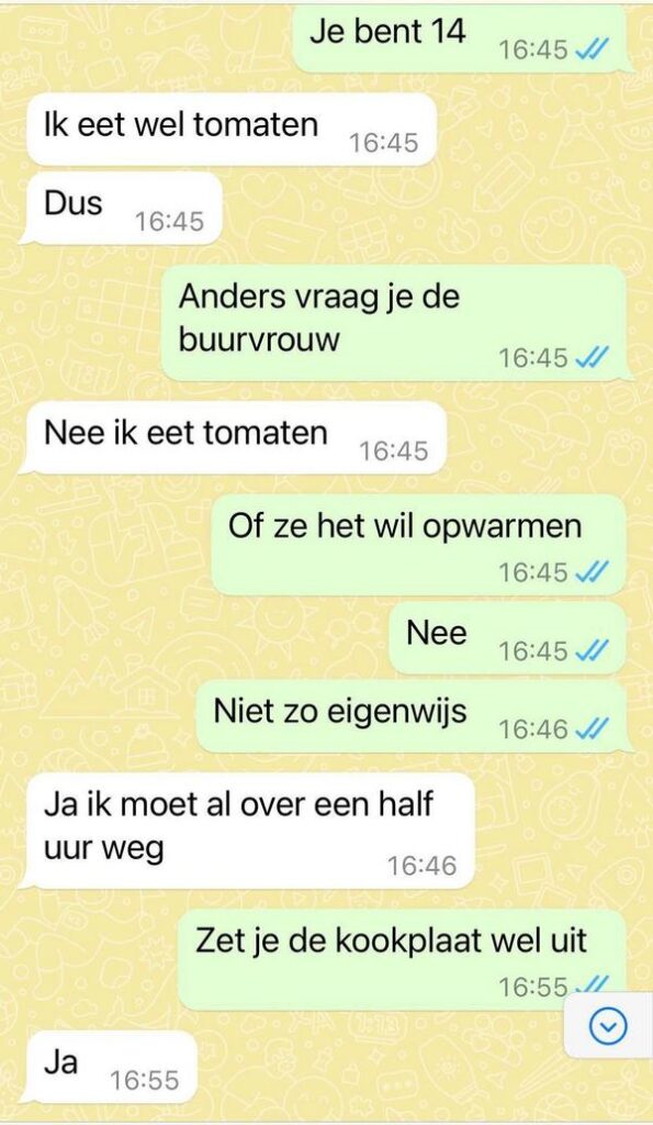 14-jarige puber vindt soep opwarmen moeilijk: 