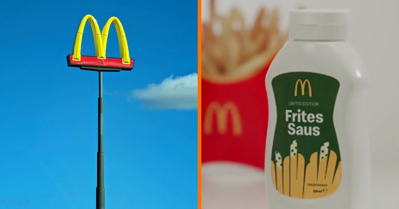 Nieuw bij McDonald's: fritessaus in fles!