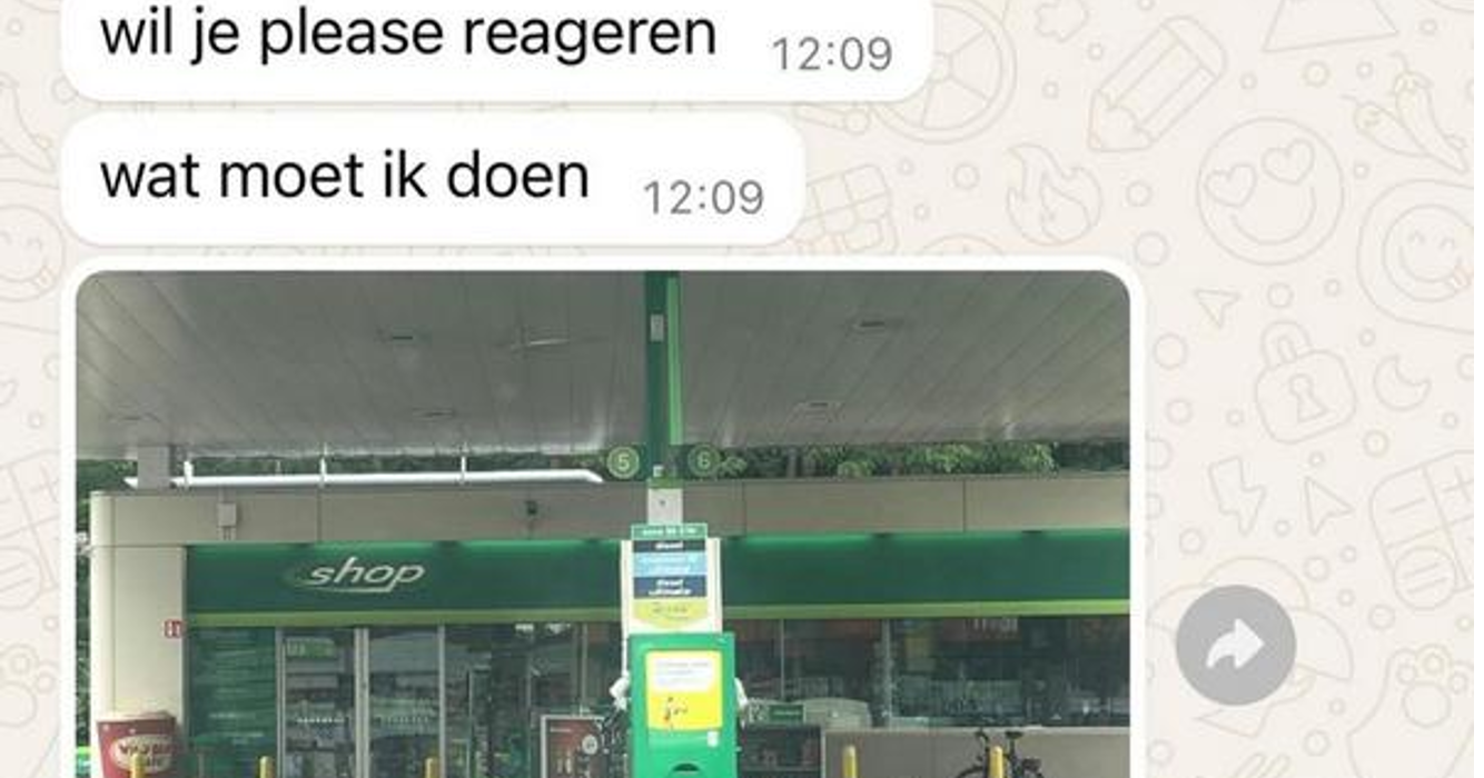 Vader laat dochter voor het eerst alleen tanken, maar dat loopt niet zoals gepland