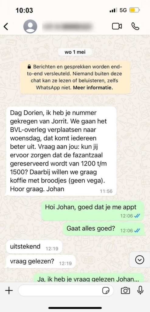 Vrouw ontvangt verkeerd verstuurd appje van onbekend nummer en besluit spelletje mee te spelen